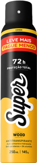 DESODORANTE SUPER WOOD CIMED 250ML