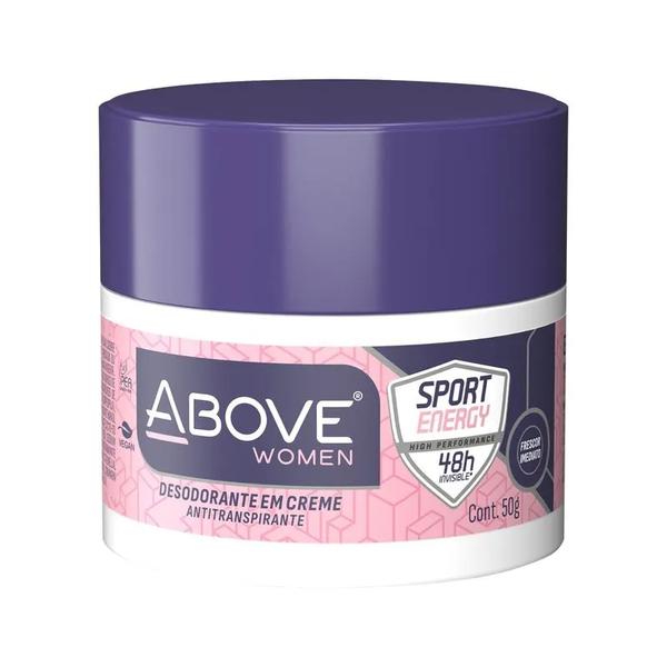 DESOD CREME ABOVE FEM 50G PT SPORT ENERGY