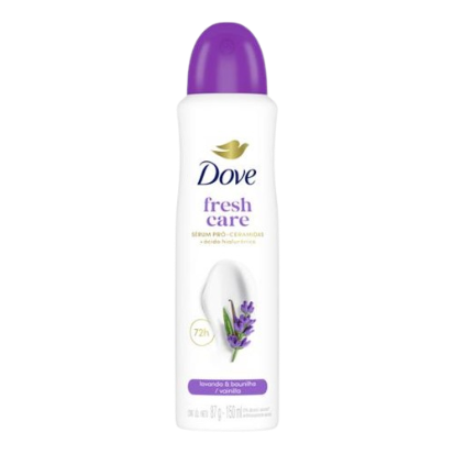 DESODORANTE DOVE AEROSOL FRESH CARE LAVANDA E BAUNILHA 150ML