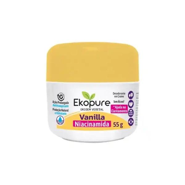 DESOD CREME EKOPURE 55G VANILLA NACINAMIDA