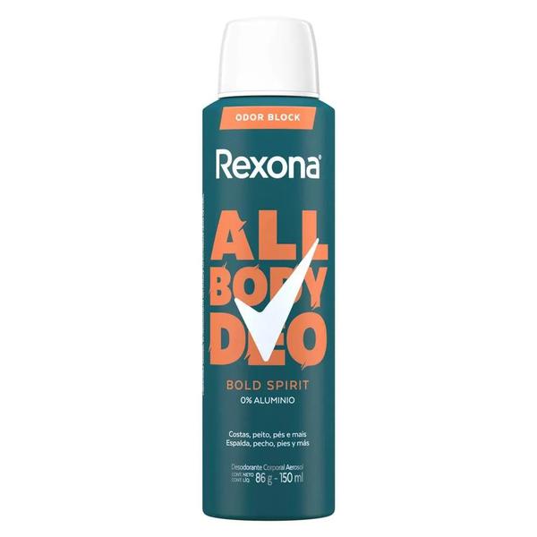 DESOD. AEROSSOL REXONA ALL BODY 150ML DE