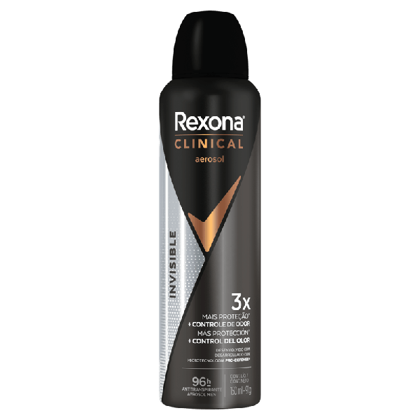 Desod Aerosol Rexona Clinical M Invisible 150ML