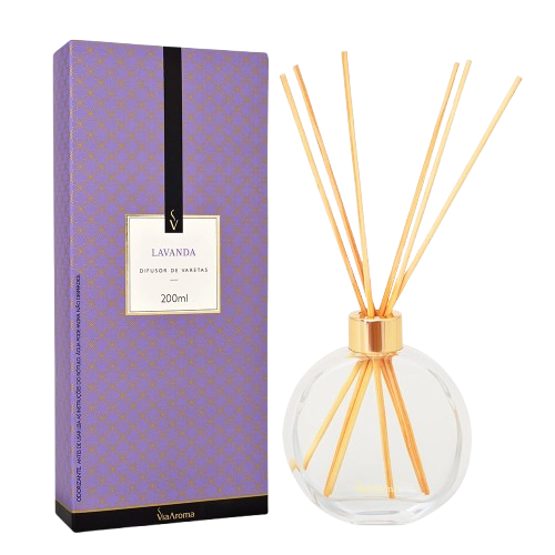 DIFUSOR VARETAS VIA AROMA 200ML CLASSICA