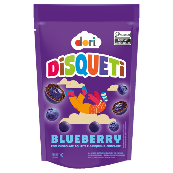 DISQUETI DORI CHOCO BLUEBERRY CONF 100G