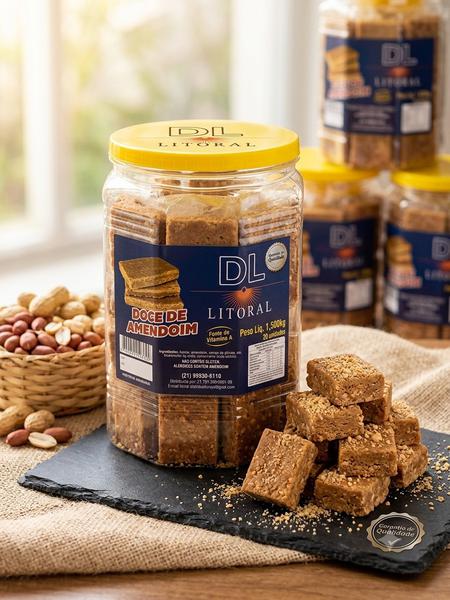 LITORAL DOCE AMENDOIM POTE 1,5KG