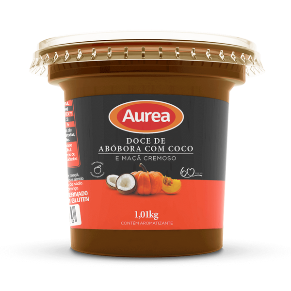 DOCE AUREA 1,01KG ABOBORA E MACA C/COCO