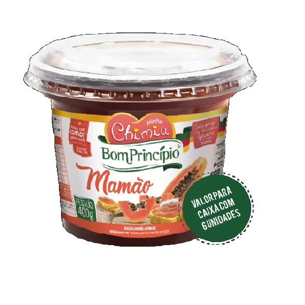 DOCE BOM PRINCIPIO MAMAO 400G