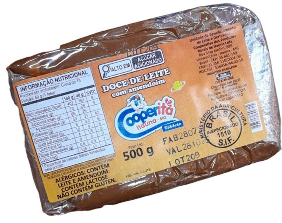 DC LEITE COOPERITA BR-500G AMENDOIM