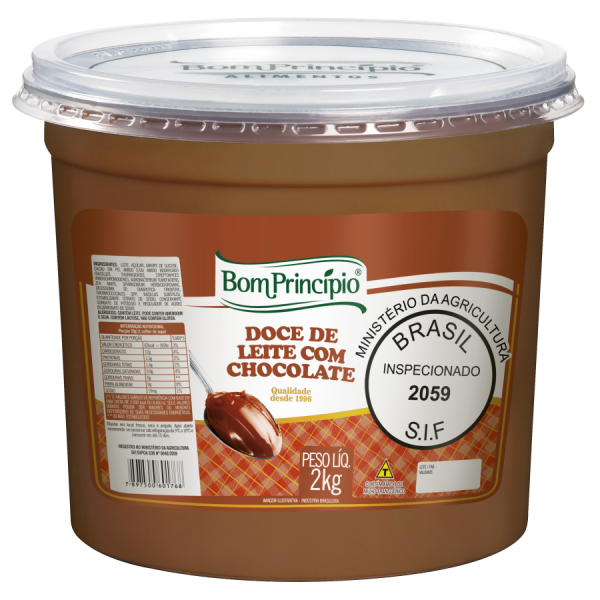 DOCE LEITE BOM PRINC C CHOC 2KG