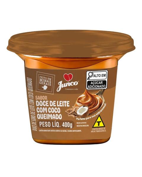 DOCE SORO DE LEITE COM COCO QUEIMADO POTE 400G JUNCO