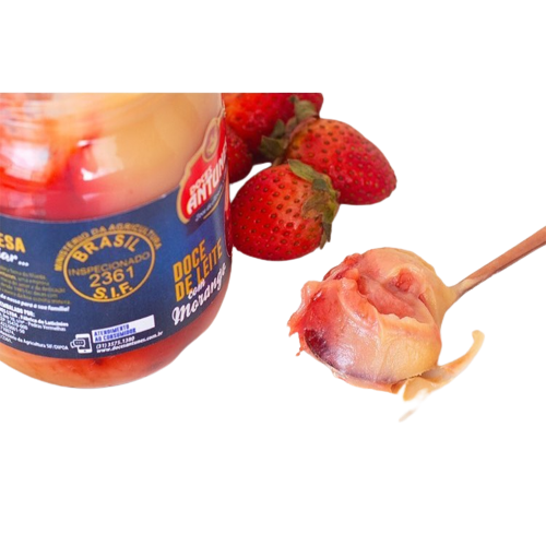 DOCE DE LEITE COM MORANGO ANTUNES 300G