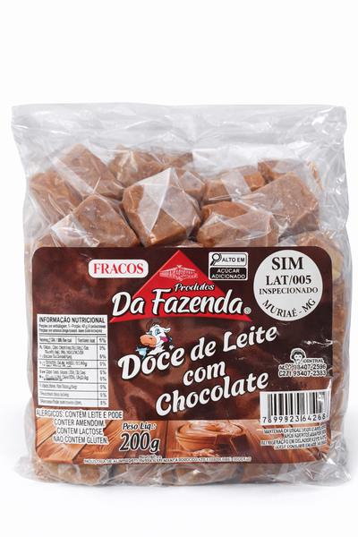 DOCE DE LEITE DA FAZENDA  200G COM CHOCO