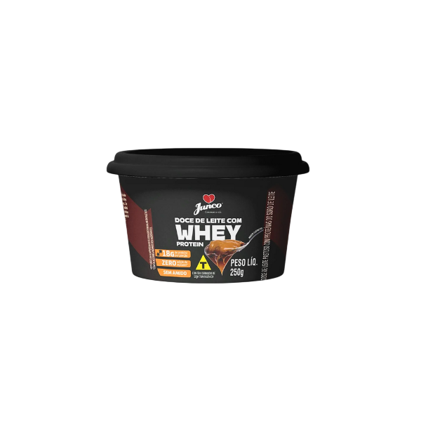 DOCE DE LEITE COM WHEY POTE 250G JUNCO