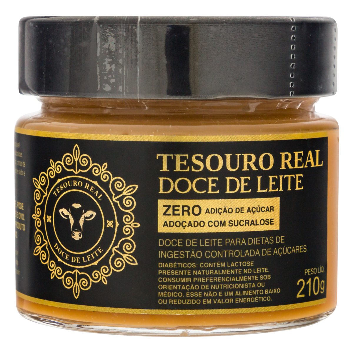 DOCE TESOURO REAL LEITE ZERO 210G 