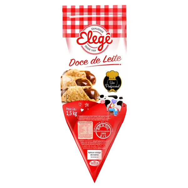 DOCE LEITE ELEGE BISNAGA 1,5KG