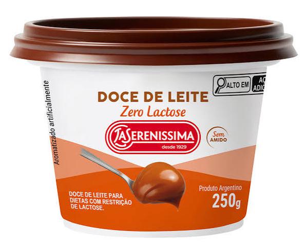 DOCE DE LEITE LA SERENSSIM ZER LACT 250G
