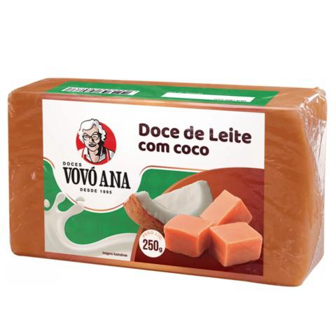 DOCE LEITE VOVO ANA 250G C/ COCO