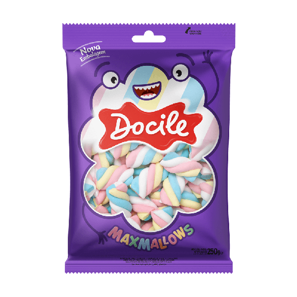 MAXMALLOWS TWIST COLORIDO BAUNILHA DOCILE 70GR