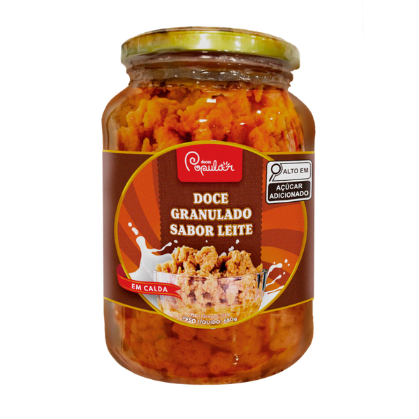 DOCE DE LEITE POPULAR GRANULADO EM CALDA