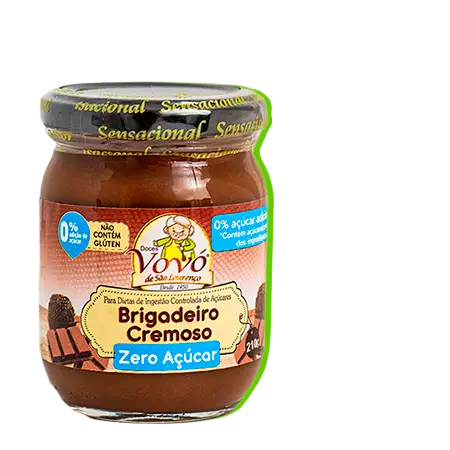 BRIGADEIRO CREMOSO ZERO DOCES VOVO 210G