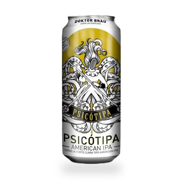 CERVEJA AMERICAN IPA PSICÓTIPA 473ML DOKTOR BRAU