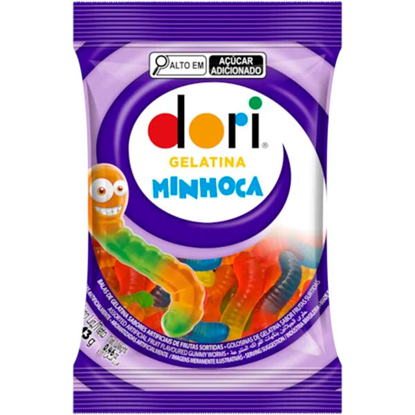 DPS GELATINA DORI MINHOCA 12X13G