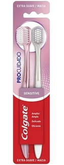 ESCOVA DENTAL COLGATE SENSITVE PRO CUIDADO EXTRA MACIA COM 2 UN