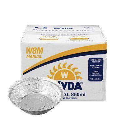 BANDEJA ALUMINIO WYDA 850ML RETANG C/100