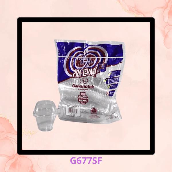 EMB. PLAST. G677 SF POTE 250ML C/25UN PRA LEVAH