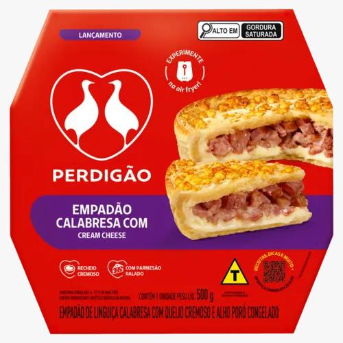 EMPADAO DE CALABRESA C/CREAM CHEESE 500G PERDIGÃO
