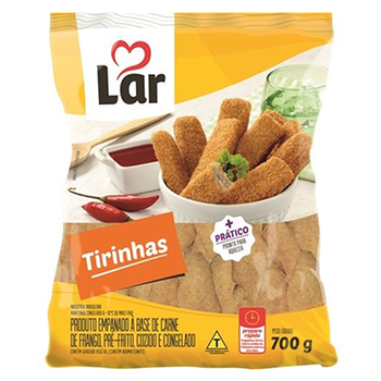 EMPANADO DE FRANGO LAR TIRINHAS 700G