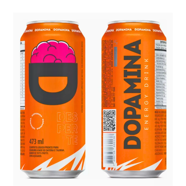 ENERGÉTICO DOPAMINA DRINK COCO C/ ACAI 473ML