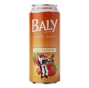 ENERGETICO BALY LT 473ml PESSEGO E MORANGO S/ACUCAR
