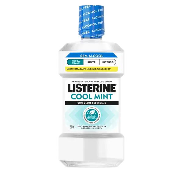 ENXAGUANTE BUCAL LISTERINE 500ML COOL MI