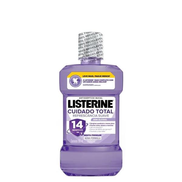 ANTI-SEPTICO BUCAL LISTERINE 500ML TOTAL CARE EXTRA MILD