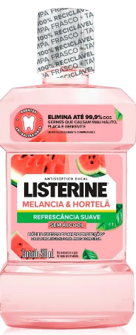 LISTERINE ANTISSEPTICO MELANCIA E HORTELA  250ML