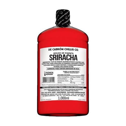 EP MOLHO PIM CABRON SRIRACHA BBQ 1KG