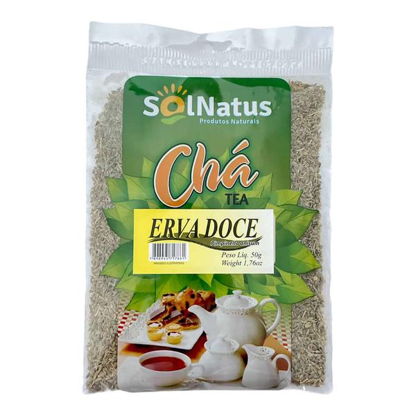 CHA SOLNATUS ERVA DOCE 50GR