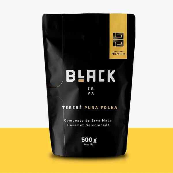 ERVA MATE BLACK 500GR PURA FOLHA
