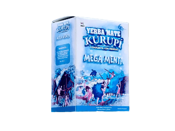 Erva Mate Kurupi Mega Menta 500g