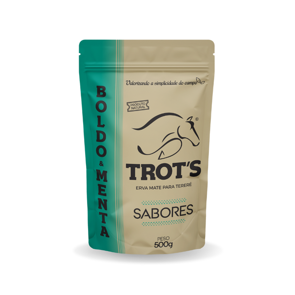 ERVA MATE TERERE TROTS 500G BOLDO MENTA