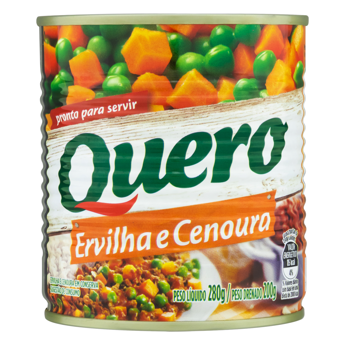 ERVILHA E CENOURA QUERO LT     170G