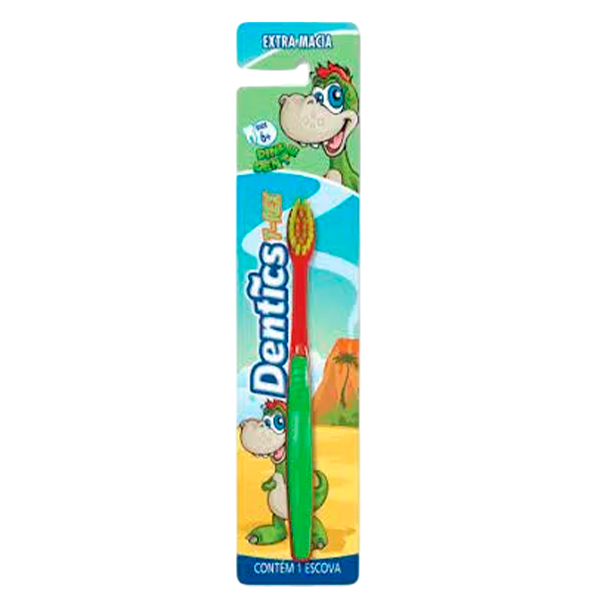 ESCOVA DENTAL DENTICS INFANTIL DINODENT EXTRA MACIA