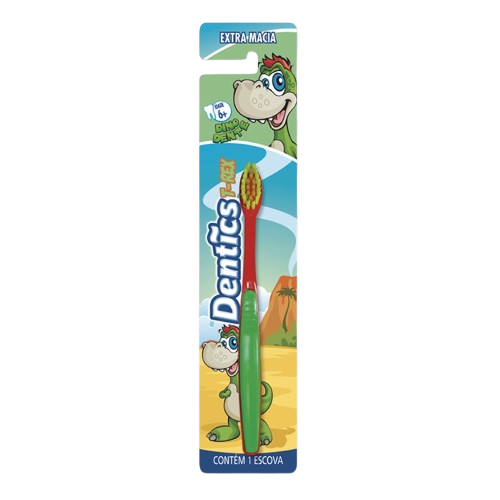 ESCOVA DENTAL DENTICS INFANTIL 6+ T-REX  EXTRA MACIA