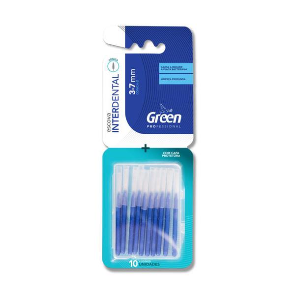 ESC DENTAL GREEN INTERDENTAL CONICA C/10