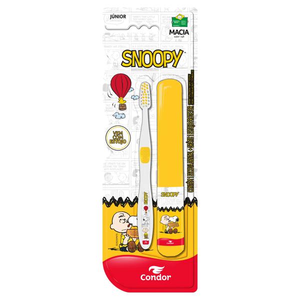 Escova Dental Condor Junior Snoopy Com Estolo mac