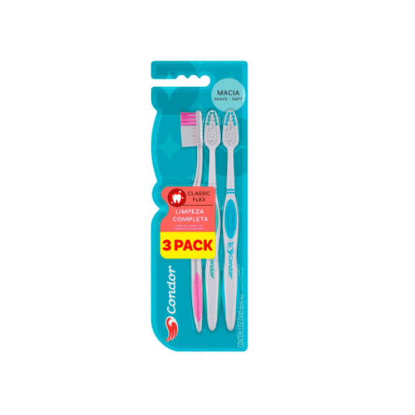 Escova Dental Macia Classic Flex  Condor 3un <<< ANALISE >>>