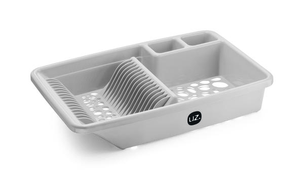 ESCORREDOR DE LOUCA SLIM UZ CINZA PLAST