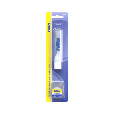KIT ESCOVA+FIO DENTAL 25MT HILLO UN
