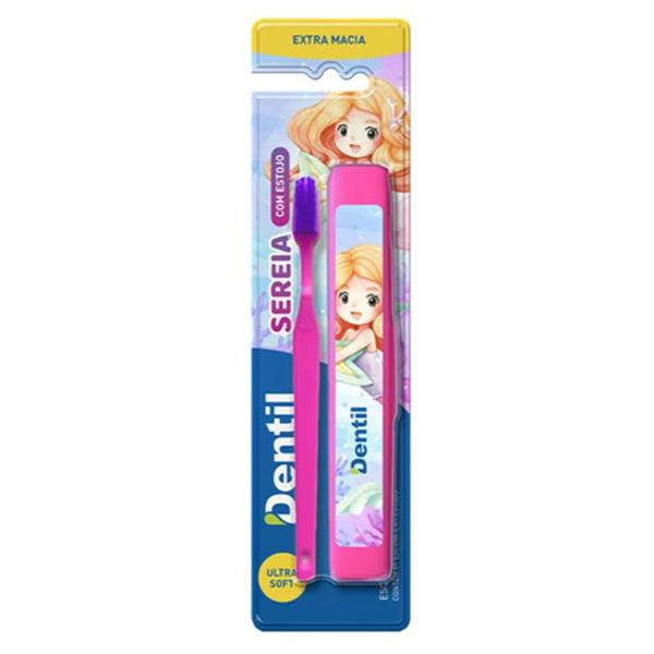 ESCOVA DENTAL DENTIL KIDS SEREIA C ESTOJO EX MACIA